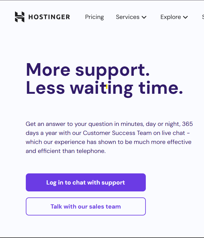 customer support